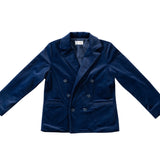 Kipp Navy Velvet Blazer