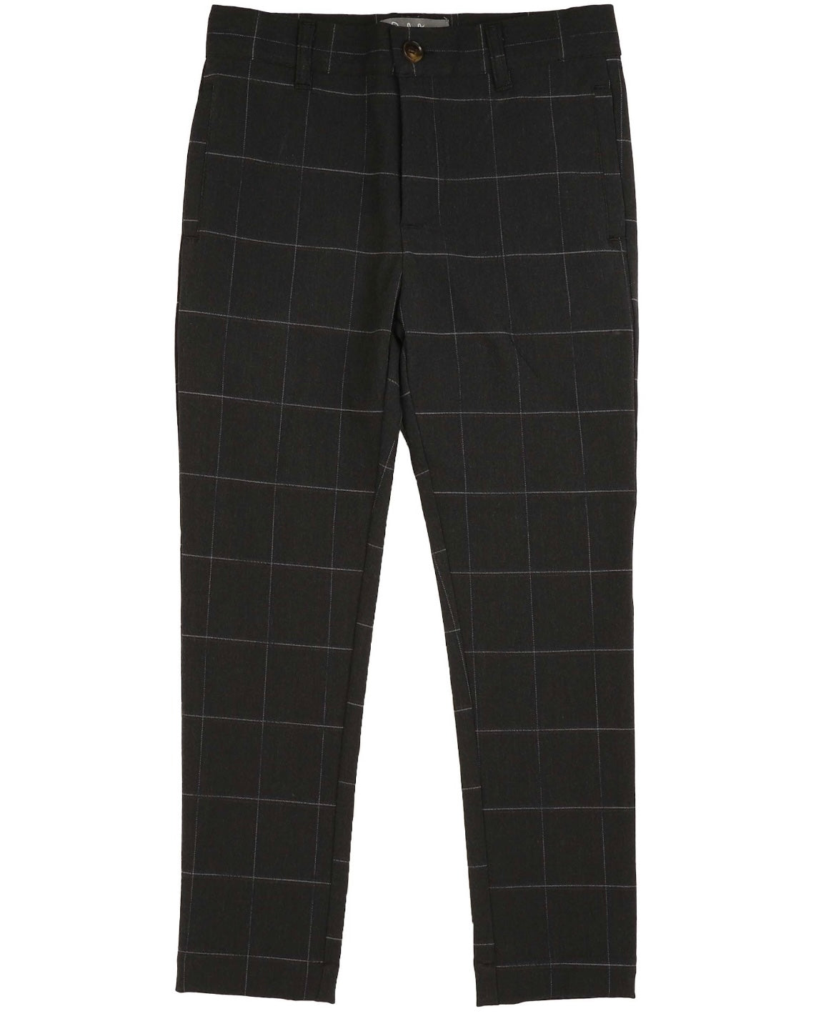 Belati Navy Plaid Slim Pants – Young Timers Boutique