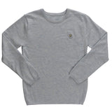 Kipp Light Blue Classic Long Sleeve Knit Top