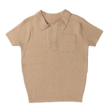 Kipp Stone Hayden Ribbed Knit Top