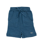 Kipp Aqua Hayden Ribbed Knit Shorts