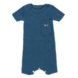 Kipp Aqua Hayden Ribbed Knit Romper