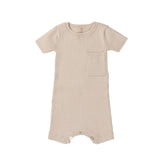 Kipp Stone Hayden Ribbed Knit Romper