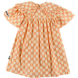 Loud Papaya Check Gioia Dress