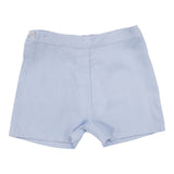 Analogie Light Blue Linen Shorts