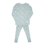 Little Label Light Blue Hot Air Balloon Bamboo Pj's