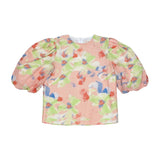 Teela Multicolor Puff Top