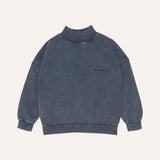 The Campamento Blue High Neck Sweatshirt