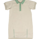 Crew Green Color Block Polo Dress