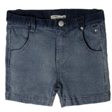 Crew Blue Denim Two-Tone Shorts