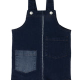 Crew Blue Denim Two-Tone Overalls