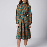 Elle Oh Elle Rust Green Taylor Dress