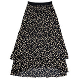 Elle Oh Elle Black Layered Heart Skirt