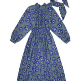 Zaikamoya Blue Flowers Michelle Dress