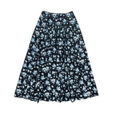 Zaikamoya Blue Flower Gretchen Skirt