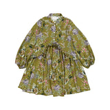 Christina Rohde Green Floral Dress