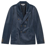 Blumint Steel Blue Velvet Kurt Blazer