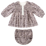 Kipp Grape Smocked Crinkle Set