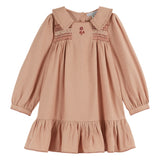 Emile Et Ida Poudre Embroidered Dress