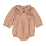 Emile Et Ida Poudre Embroidered Romper