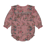 Emile Et Ida Orchid Rose Romper