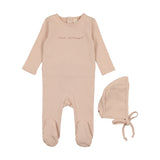 Lilette Pink Mon Amour Footie Set