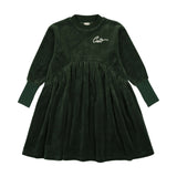 Analogie Green Velour Dress