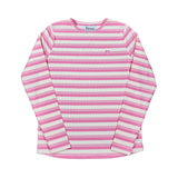 Froo Pink Stripe Sabrina Tee