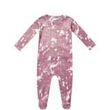 Crew Pink Tie Dye Footie