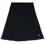 Crew Black Pleat Sweat Skirt