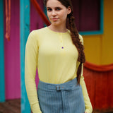 Luna Mae Yellow Mae Tee