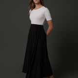 Zaikamoya Black Leslie Skirt