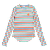 Luna Mae Light Denim Stripe Ria Tee