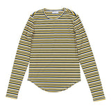 Luna Mae Mustard Stripe Ella Tee