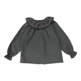 Analogie Grey Houndstooth Toddler Girls Shirt