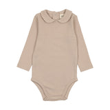 Mema Knits Oatmeal Collar Onesie