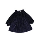 Tocoto Vintage Navy Velvet Dress