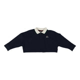 Analogie Navy Long Sleeve Girls Sport Polo