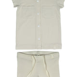 Crew Stone Cotton Short Set