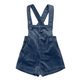 Teela Smokey Blue Velvet Overall