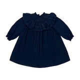 Teela Navy Taffeta Dress