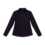 Teela Burgundy Pointelle Mockneck