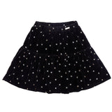 Nicole Miller Black Velvet Sequins Skirt