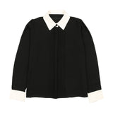 Coco Blanc Black Blouse