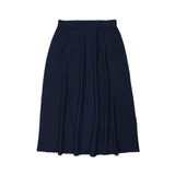 Coco Blanc Navy Knit A-Line Skirt