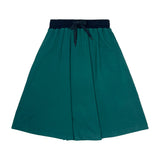 Teela Forest Green/Navy Houndstooth Skirt