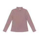 Teela Mauve Pointelle Mockneck