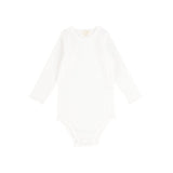 Lil Legs Winter White Ribbed Crewneck Onesie