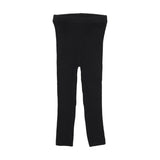 Lil Legs Black Basic Knit Leggings