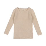 Lil Legs Ecru Knit Crewneck Sweater